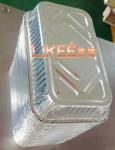 8006 1200ml Aluminum Takeaway Containers Rectangular Disposable Food Containers