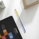 School Creative Stationery Gradient Color Acrylic Transparent Cubic Ruler