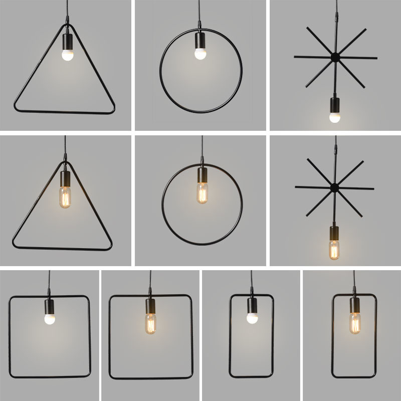 Loft Individual pendant lights For Kitchen Dining room Bar Shop Lighting (WH-VP-29)