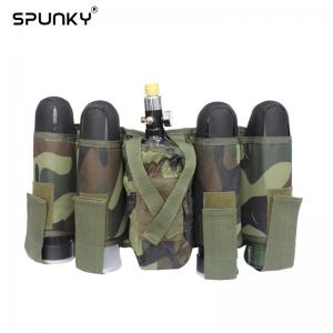 Wholesale Camo Military Paintball 4+1 Harness Battle Pack for Load 4 Pods and 1 HPA Tank from china suppliers