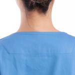 Blue Medical Scrub Suit Long Sleeve XS-3XL Industrial,Healthcare Center