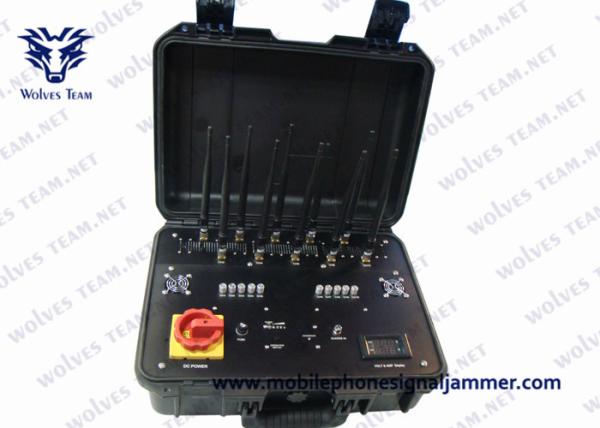 12 Bands High Power GSM 3G 4G Cell Phone Signal Jammer Military Durable