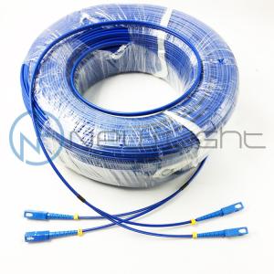 Wholesale Anti Rat Bit Single Mode G652D PVC 50M Optical Fiber Patch Cord from china suppliers