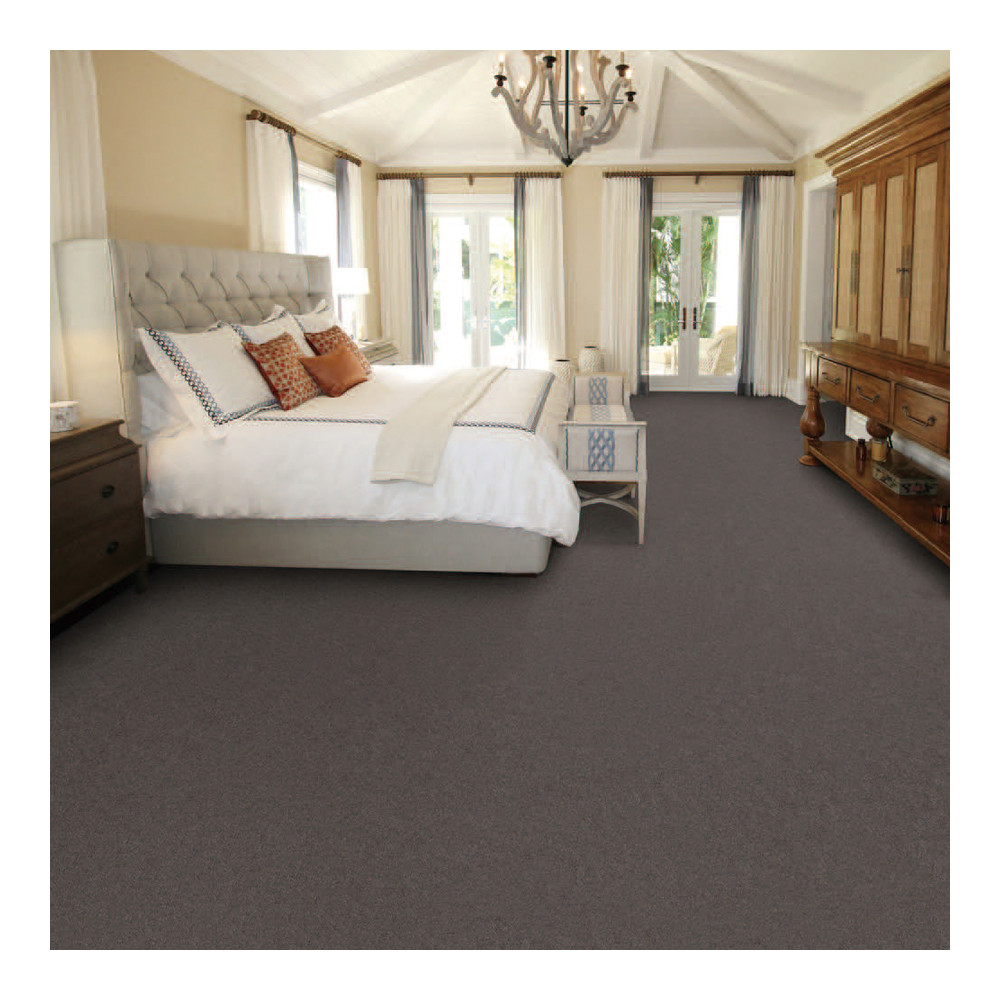 Custom Color Plain Carpet 10mm Cut Pile Carpet Residential Broadloom Carpet
