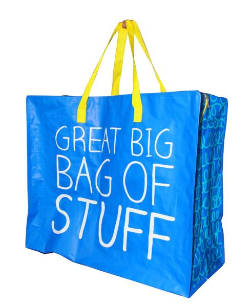 Portable 120gsm PP Woven Shopping Bags Full Zipper Matt Coated