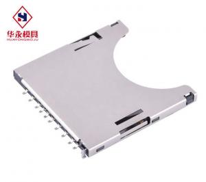 Wholesale HuaYong 10pin SD Card Slot Socket Connector Push - Push Type from china suppliers
