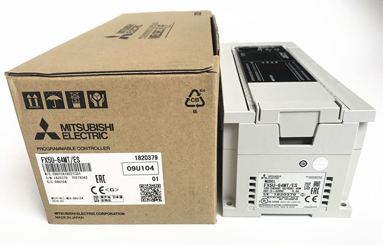 Mitsubishi PLC Melsec iQ-F Series FX5U-64MT/ES In stock