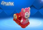 Red Color Baby Cat Kiddy Ride Machine / Amusement Game Machine