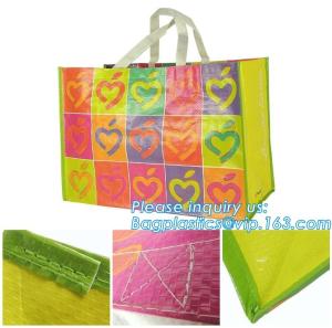 Wholesale Hot Sale Promotional Colorful Custom Reusable PP Woven Shopping bag,Tote Fabric Polypropylene Laminated PP Non Woven Bag from china suppliers