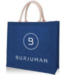 Eco 100% Reusable Shopping Linen Storage Jute Tote Bags
