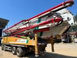 MC13.50-61 Engine Model HB62V Truck Mounted Concrete Boom Pump with Sitrak