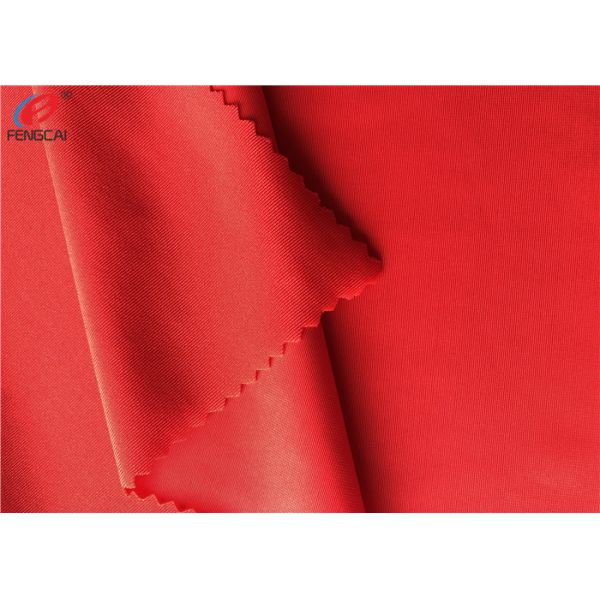 Semi Dull 85 Polyester 15 Spandex Single Jersey Fabric Warp Knitted Fabric