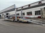 CIMC Transport car Stainless Steel 2 Axle 8-9 Land Road Car Transport Semi