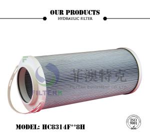 Wholesale Fiberglass Liquid Filter Cartridge , Industrial Water Filter HC8314FKN8Z Model from china suppliers