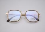 Plastic And Metal Eyeglass Frames Metal Chassis TR Plastic Frame 3806
