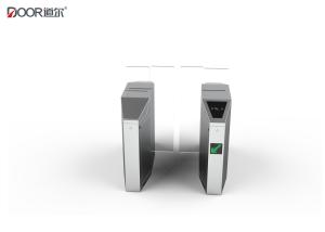 Wholesale Half Height Sliding Speed Gates RFID Card Reader Face Recognition Pedestrian Sliding Turnstile from china suppliers