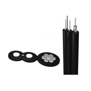 Wholesale Outdoor Fibre Ftth Drop Cable 1 2 4 6 8 12 FO 1.2mm Steel Strand LSZH GJYXH from china suppliers