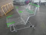 Large Capacity Grocery Shopping Trolleys With Four Wheel / Baby Seat 120L