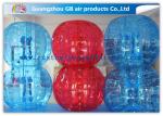 Red And Blue Inflatable Human Bumper Ball Bubble Football Suits LOGO Acceptable