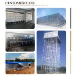 Hot Dipped Galvanized Sectional Water Tank Modular Elevated Steel Tower Water