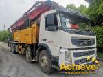 56 Meter Used SANY Concrete Pumping Truck On VOLVO Made In 2012