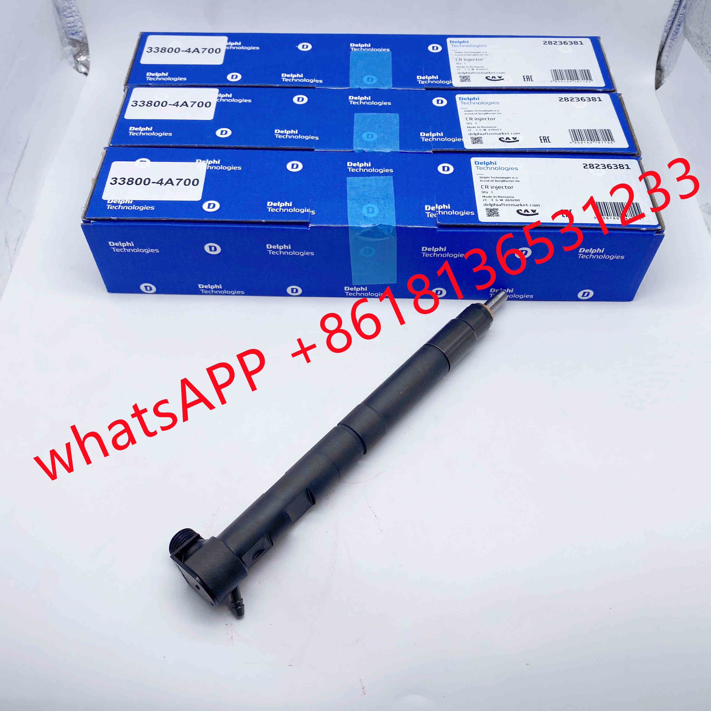 Diesel fuel common rail injector 28229873 33800-4A710 33800-4A700 for KIA HYUNDAI engine