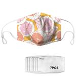 Women Non Disposable Printed Face Mouth Mask