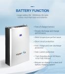 51.2V 200Ah ROHS Wall Mounted Solar Battery 10KWh Customized Powerwall Lifepo4