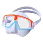 Resin Lens Silicone Scuba Diving Defogging Snorkel Mask Lightweight For Adults