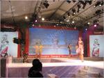 20X20M Red Fabric Cover Outside Event Tent For Exhibition , Outdoor Trade Show