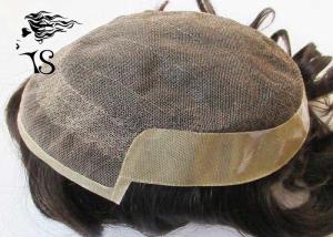 Wholesale 100% Indian Human Hair Non Surgical Hair Replacement With French Lace Front from china suppliers