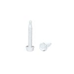Steel 6.3x38mm Hex Flange Head Tek Screws for Light Steel Housing Installation