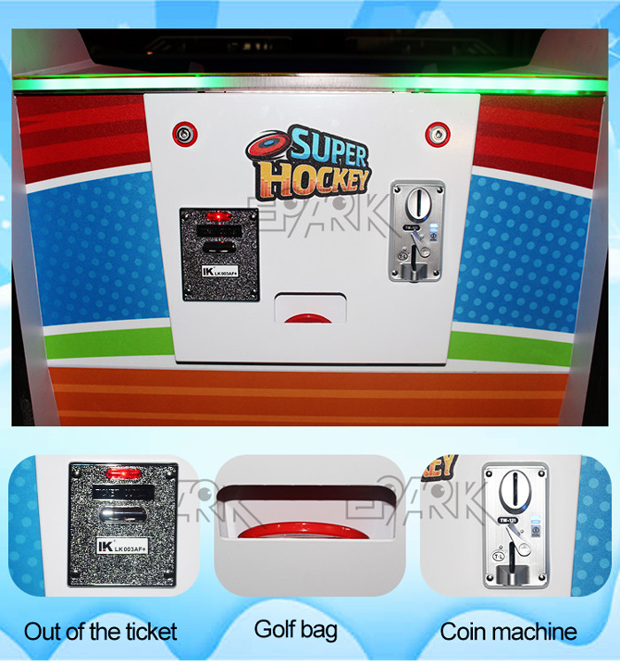 Automatic Score Scoring Home Air Hockey Table With Coin Acceptor And Light Music