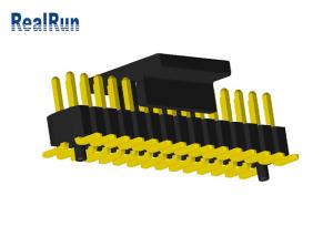 Wholesale 40 Pin 1.0mm Pitch PA6T 0.75A Dual Row Male Header from china suppliers
