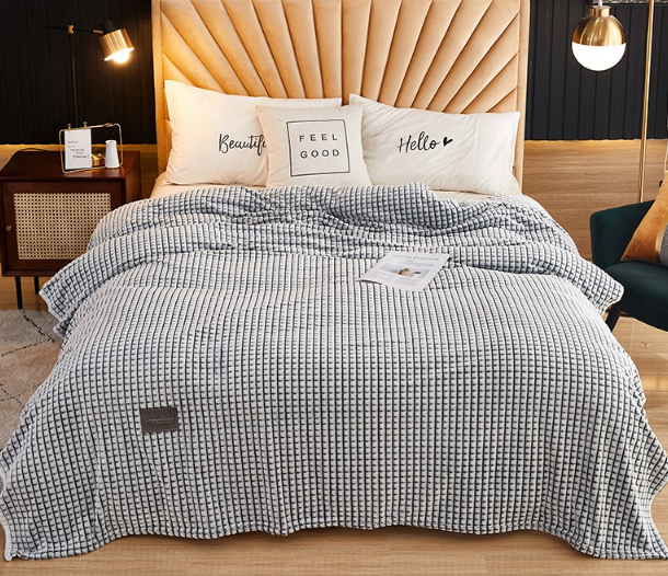 Nondisposable 2024 Magic Fleece Blanket Soft Thickened Skin Friendly Machine Washable