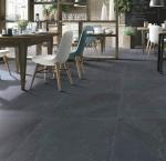 Black Deep Large Marble Look Porcelain Tiles 800X800MM Bathroom Wall Support