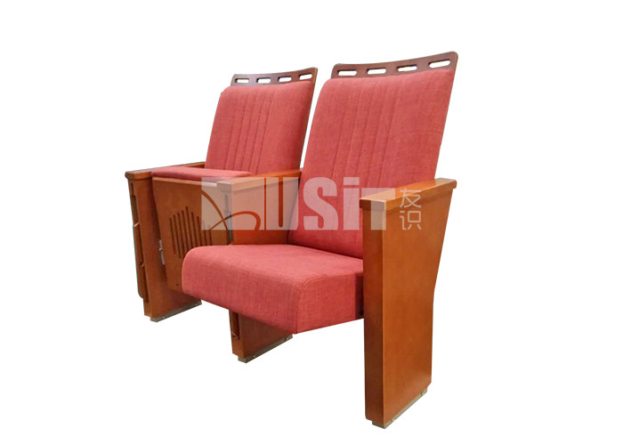 Meeting Room High Back Auditorium Theater Seating With Tablet