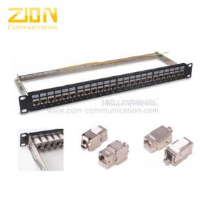 Wholesale Patch Panel ZCPP199/200-24 Ports Cat6 for Rack , Date Center Accessories , from China Manufacturer - Zion Communiation from china suppliers