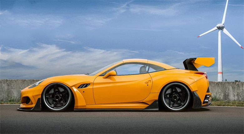 For Ferrari California Body Kit Dry Carbon Fiber California Upgrade SD Wide-body Kit
