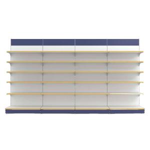 Wholesale Single Double Display shelves Grocery Price Cheap Supermarket Display Racks Light Duty Gondola shelving from china suppliers