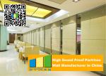 Aluminum Frame Wooden Partition Soundproof Movable Partitions For Multifunction