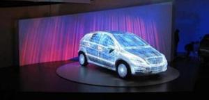 Wholesale Display Sticky Screen Rear Projection Film , Thick Clear Holographic Adhesive Film from china suppliers