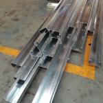 120mm Width Stud Track Roll Forming Machine 4KW Galvanized Channel Steel Profile