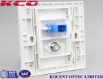 FTTH Flame Retardant Fiber Optic Distribution Box For Fiber CATV Networks Socket
