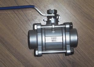 Butt Welding 3 Piece Stainless Steel Ball Valve WCB / CF8 / CF8M BW PAD ISO 5211