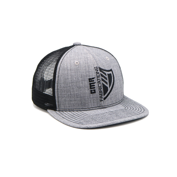 Men Curved Brim Richardson Style 112 Cap Snap Back Trucker Hat 6 Panel Embroidered