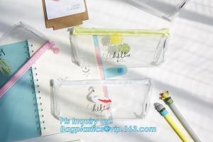 Wholesale Supplier stationary silicone pen pouch/silicone rubber pen pencil bag, Customized Logo Rubber Zip Lock PVC Pencil Bag from china suppliers