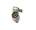 Rf Coaxial Nickel Plated N Male To BNC Female Connector Adaptor 2500V Rms