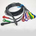 Compatible Schiller Ecg Cable , Stable Performance Black Ge ECG Lead Wires