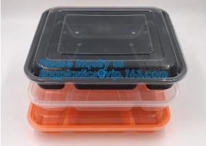 Wholesale White Round Plastic PP Food container bento box heated disposable microwave lunch box,food bento storoage box bagease pa from china suppliers